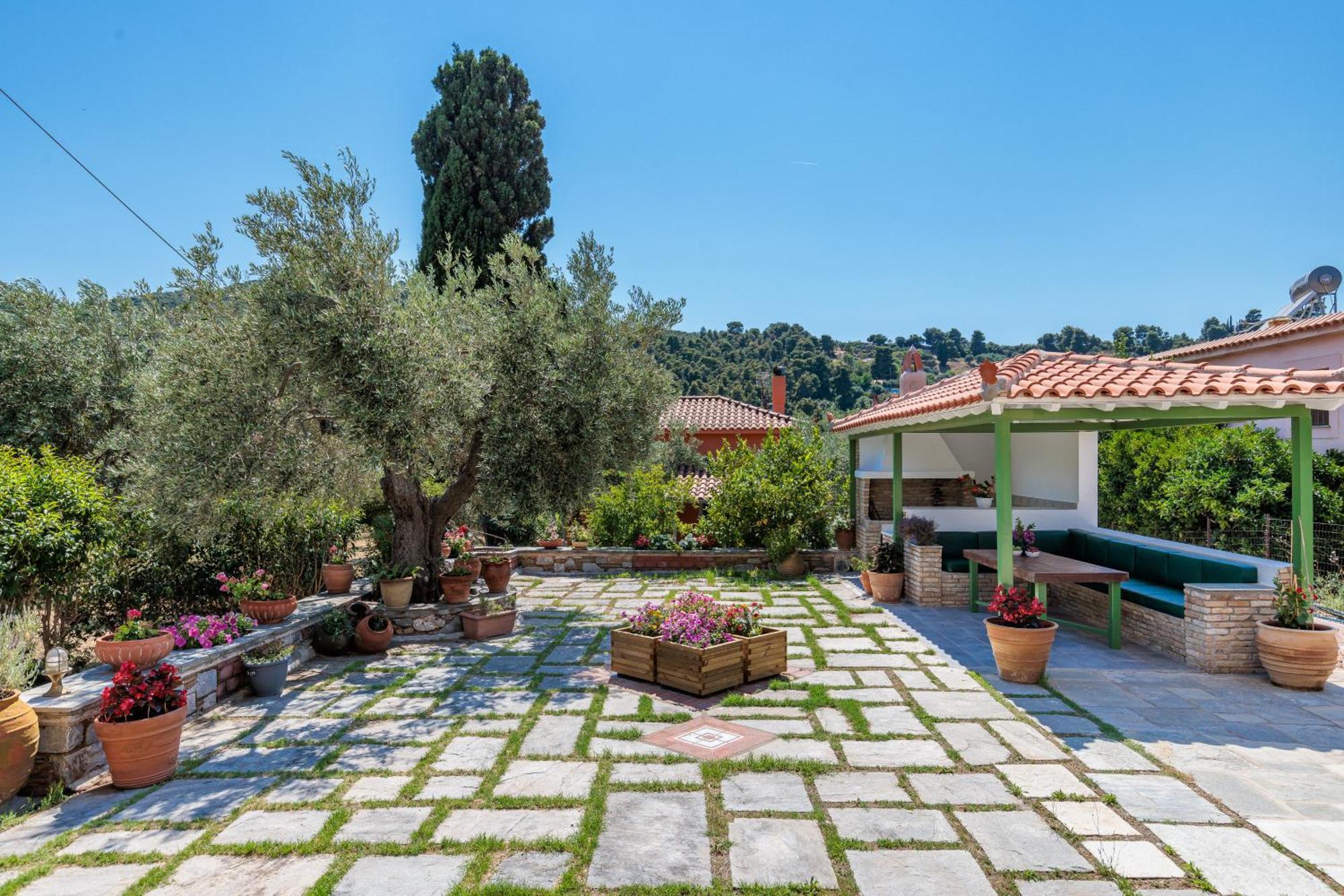 סקופלוס טאון Aretousa Studios & Apartments מראה חיצוני תמונה