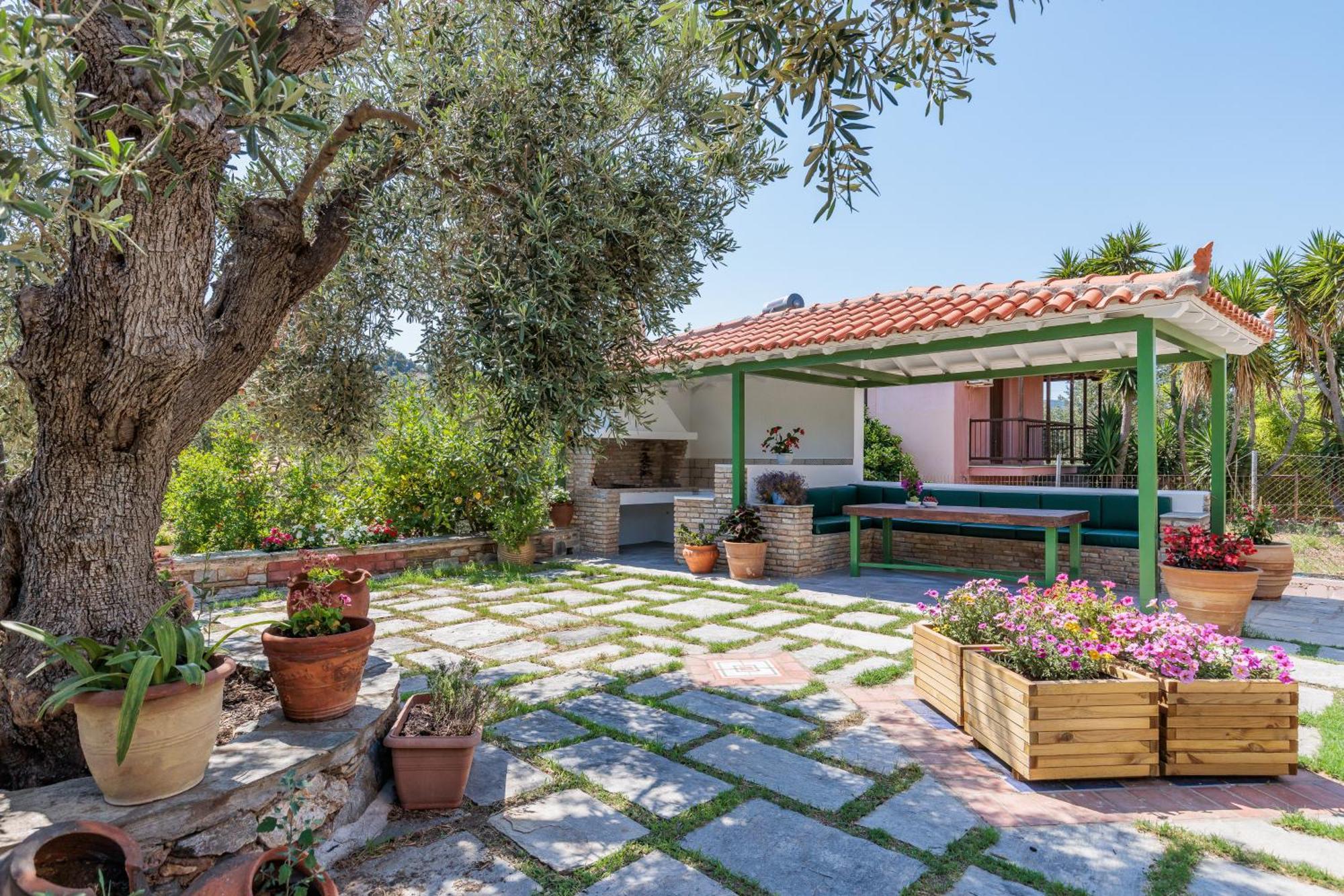 סקופלוס טאון Aretousa Studios & Apartments מראה חיצוני תמונה